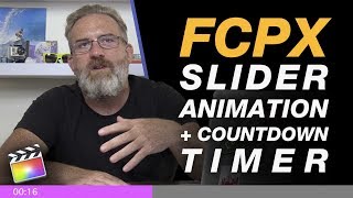 Create a Countdown Timer & Animated Playback Bar in Final Cut Pro X - Built-in Plugins Only
