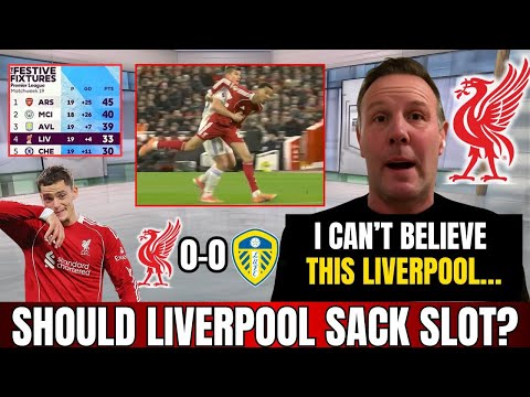 🚨🤬NOW! BURLEY SLAMS WIRTZ AND SLOT AS LIVERPOOL DROP TWO POINTS TODAY! LIVERPOOL 0-0 LEEDS