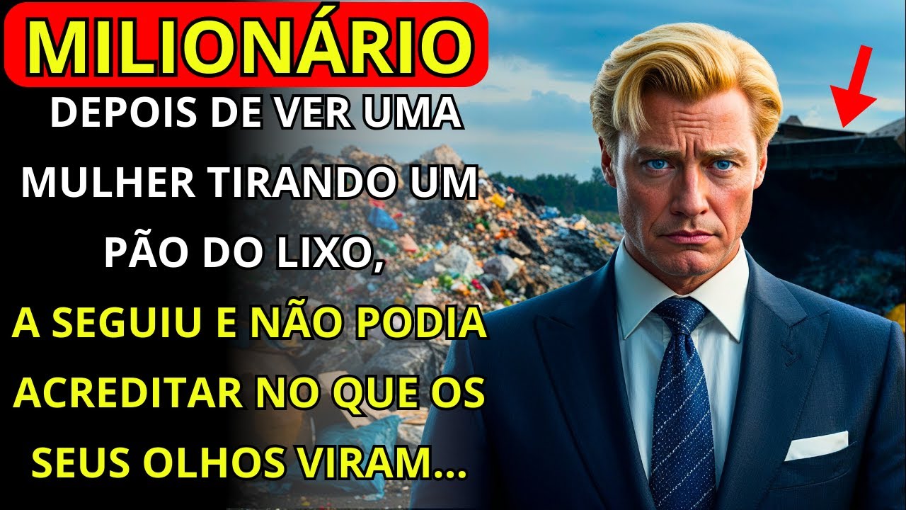 MILIONÁRIO DEPOIS DE VER UMA MULHER TIRANDO UM PÃO DO LIXO, A SEGUIU E NÃO PODIA ACREDITAR NO QUE...