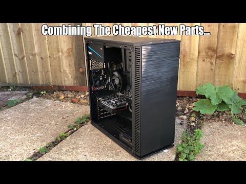Building The Cheapest Gaming PC Possible With Only New Parts...