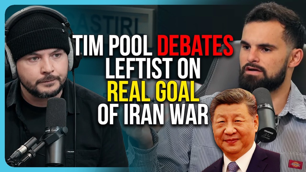 Tim Pool DEBATES Leftist On REAL GOAL Of Iran War