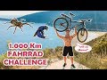 1000 Km Fahrradfahren Challenge (Wird schmerzhaft!)