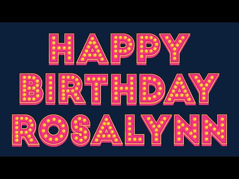 Happy Birthday Rosalynn