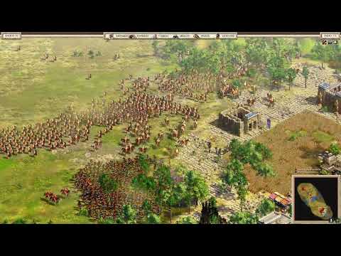 Alexander RTS 2022 - MASSIVE BATTLE- PVE Easy AI skirmish