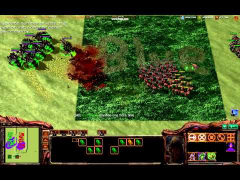 Starcraft 2 - Fungal Growth Test (Missile instead of Insta-Cast)