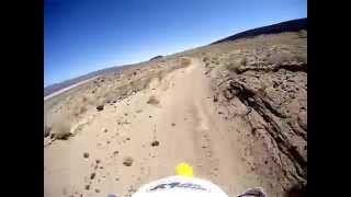 preview picture of video 'Fernley desert riding - Kyle Brink - Yz250f + crash'