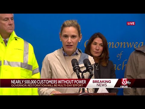 State energy officials provide timeline for power restoration in Massachusetts