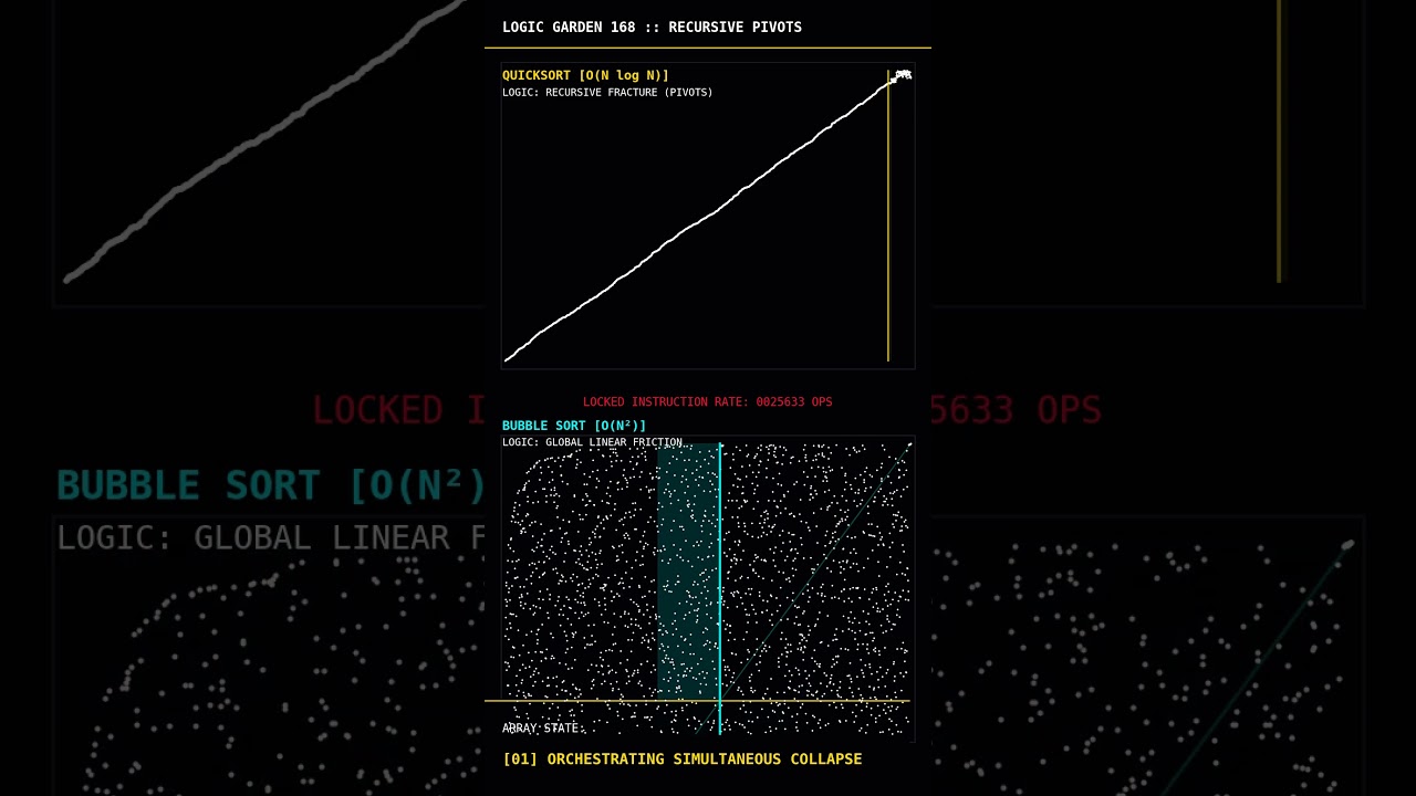 Bubble Sort vs QuickSort Visualised | Organize the Fracture | LG-168