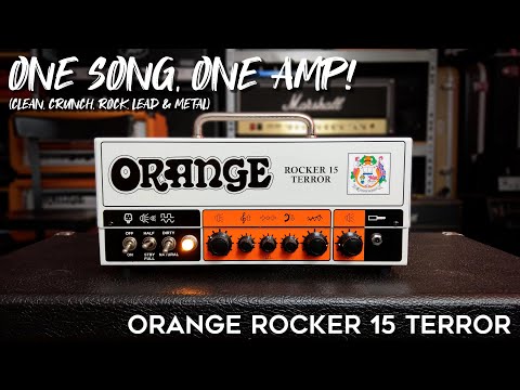 Orange Rocker 15 Terror 2-Channel 15-Watt Guitar Amp Head - White image 6