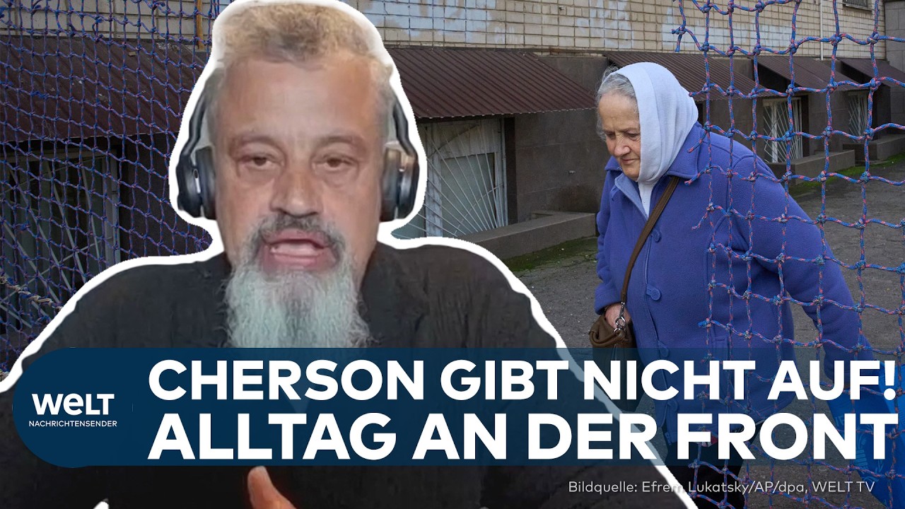 UKRAINE-KRIEG: Permanente Lebensgefahr! Kriegsalltag in Cherson – So leben Menschen an der Front