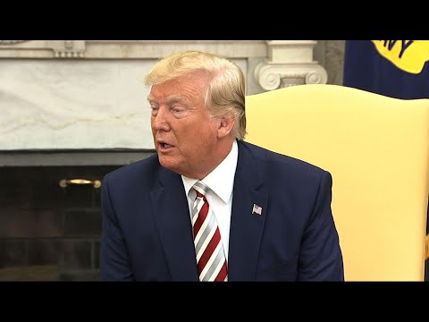 President Donald Trump says his administration is a looking at a variety of tax-cut proposals, including payroll taxes, but not as a response to a potential recession, saying "I'm looking at that all the time anyway." (Aug. 20)