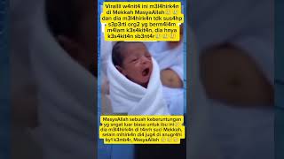 Download lagu MasyaAllah ml4hirk4n di tanah Suci perempuan ini Dik4runiai bay1 k3mbar🥲 #fypviral #trendingshorts mp3