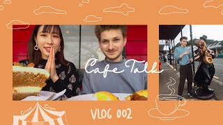 ニュージーランド在住【国際カップル1日密着Vlog】Part 2 カフェトーク | Circus Circus in Mt Eden