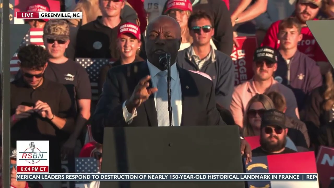 FULL SPEECH: Sen. Tim Scott at Greenville, NC Rally: Protect the Senate Majority & Defeat Socialism