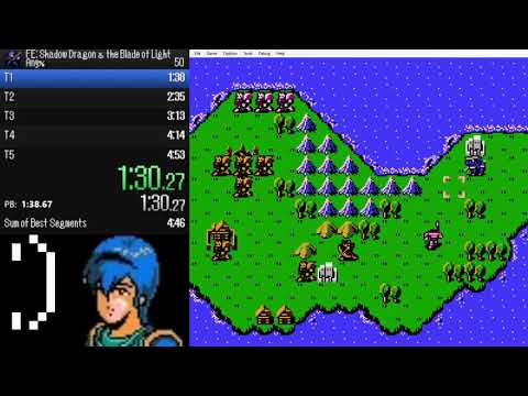 (FORMER WR) Fire Emblem: Shadow Dragon and the Blade of Light in 4:48 (any% speedrun)
