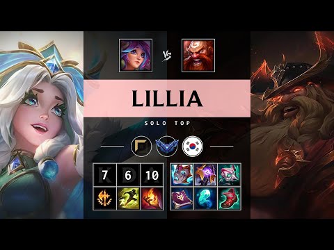 Lillia Top vs Gragas - KR Diamond Patch 25.07