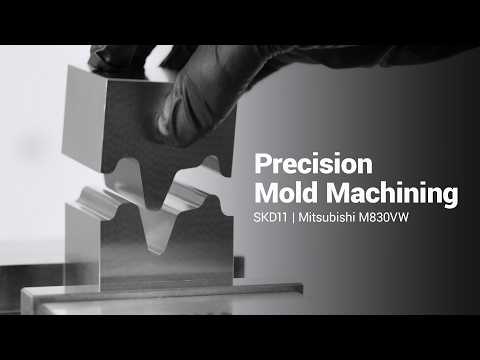 SKD11 Mold Machining Process | Mitsubishi M830VW