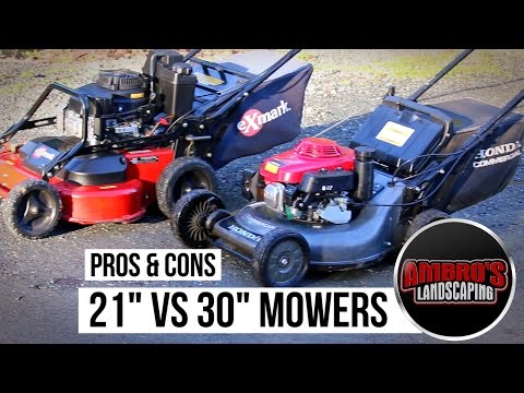 image-What is the widest push mower you can get?