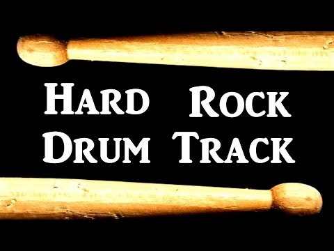 Wild Hard Rock Drum Track 140 BPM, Drum Beats for Bass Guitar, Instrumental Isolated Drums Beat 333