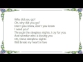 Elvis Costello - Sleepless Nights Live Lyrics