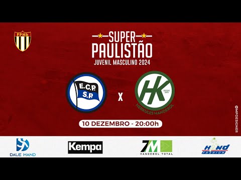 AO VIVO COM IMAGENS | FINAL SUPER PAULISTÃO JUVENIL MASCULINO - PINHEIROS vs HERKULES: 20:00 (10/12)