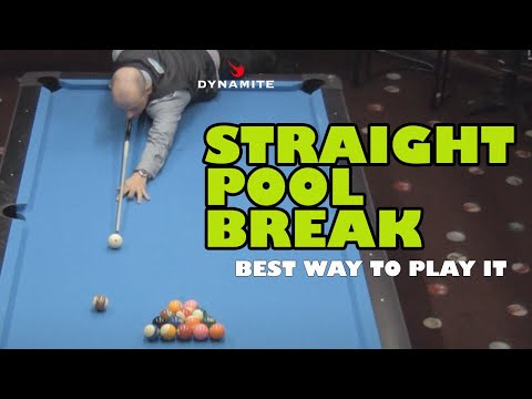 Straight Pool Break Shot | Tiger Cue Tip