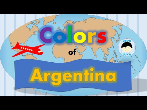 World Flags | Argentina - Introduction to Basic Colors