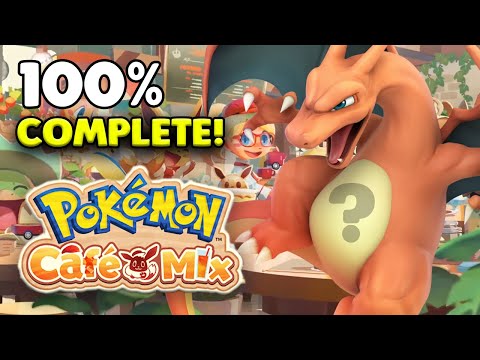 CAN YOU UNLOCK CHARIZARD? 100% COMPLETE - POKEMON CAFE MIX!