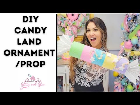 YouTube video about: How to make large fake candy decorations?