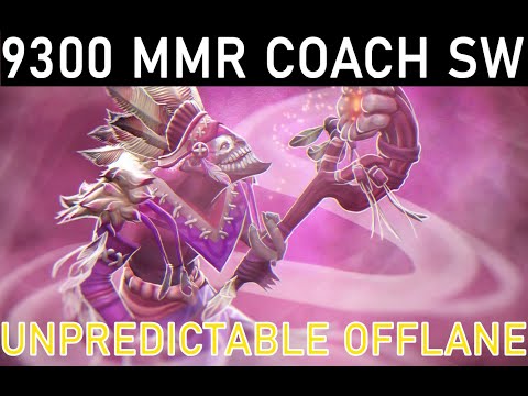 9300 MMR- UNPREDICTABLE OFFLANE- DAZZLE OFFLANE - Coach SW - Dota 2 pro gameplay