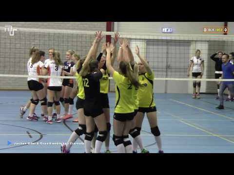 Volleybal Dames 1e kl. C: Olhaco D2 - V.C.Z. D1 [14-04-2018]