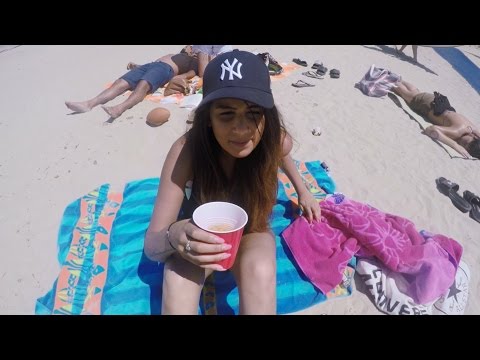 Drinking On The Beach!