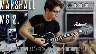 Video thumbnail for Marshall MS-2 Jubilee Amp Demo by Eren Erdem