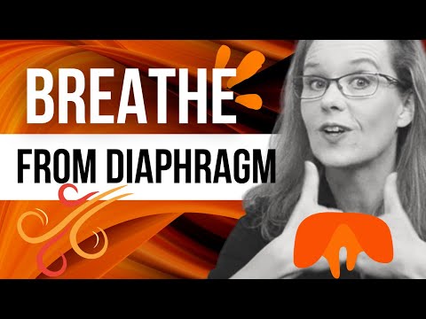 How to Breathe from Your Diaphragm While Singing or Speaking
