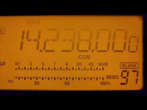 A few minutes of S57DX Slavko  (Slovenia) via W2AMA Jan. 13th, 2021