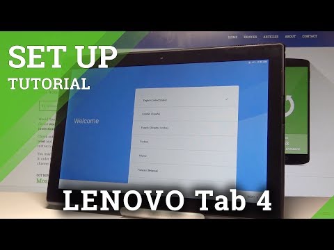 How to Set Up LENOVO Tab 4 - Tablet Activation & Configuration |HardReset.Info