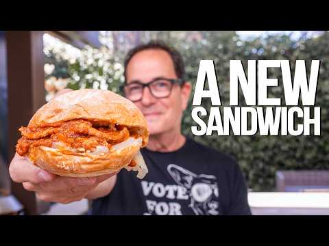 A PORK SANDWICH FROM PORTUGAL THAT IS SO SIMPLE AND DELICIOUS! | SAM THE COOKING GUY