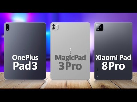 Honor MagicPad 3 Pro VS OnePlus Pad 3 VS Xiaomi Pad 8 Pro