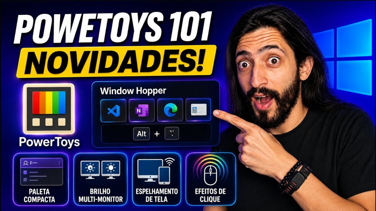 PowerToys v.101 traz uma ENXURRADA de novidades!