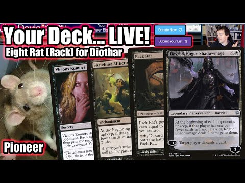Your Deck... LIVE! Pioneer Eight Rat (Rack) for Diothar - Trying To Rack Em Without Racks!