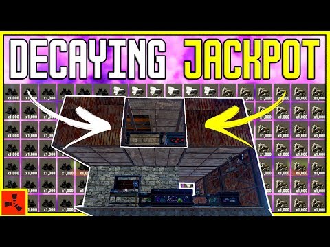 Rust DECAYING SHOP BASE LOOT! - SOLO Eco Raid + PvP Plays (Rust Rich Decayed Raids)