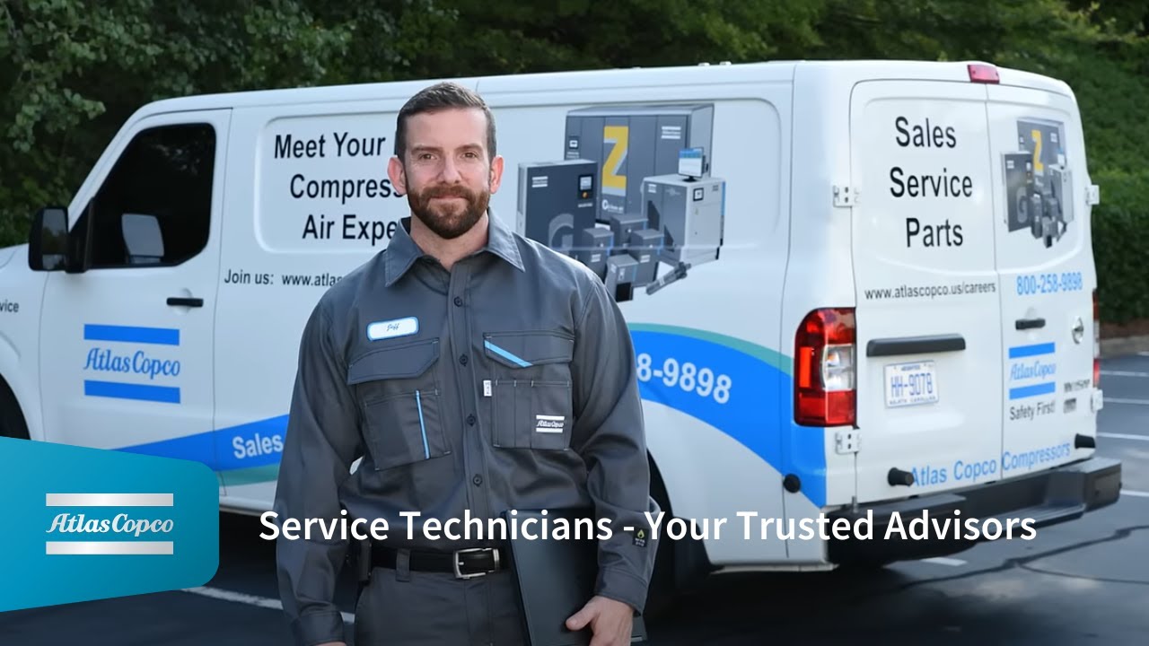 Service Technicians - Your Trusted Advisors | Atlas Copco Compressors