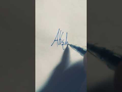 Signature of name Akshitha..... Viraal 🤘🔥😘😘😚😚 ... Short..#..#.. #