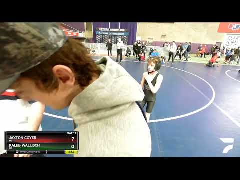 63 Lbs Cons. Round 5 - Kaleb Wallisch, WI Vs Jaxton Coyer, MI 9d8c