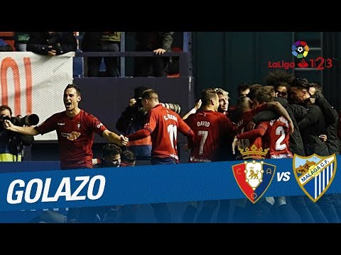 Golazo de Roberto Torres (2-1) CA Osasuna vs Málaga CF