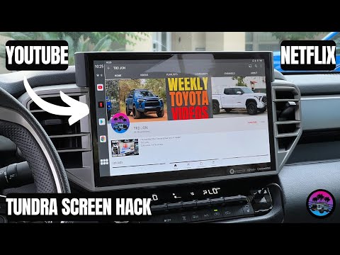I Turned My 2022 Tundra Screen Into A Tablet!