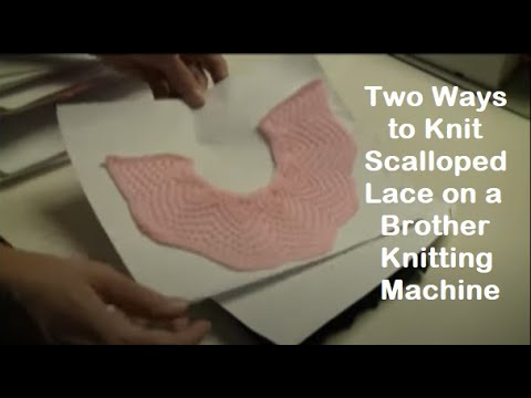 Scalloped Edge Lace: Two Methods