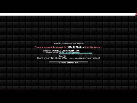 Получил Бан на Hypixel!