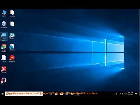 Uninstall MEGAsync in Windows 10 Fall Creators Update Video