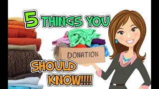 5 THINGS YOU SHOULD KNOW BEFORE YOU MAKE A DONATION TO CHARITY
